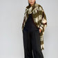 Forest Green, Brown & White Cashmere Wrap | Hand-loomed Luxury Scarf | Limited Edition