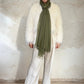 Olive Green | Handloom Luxury Scarf Wrap