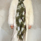 Forest Green, Brown & White Cashmere Wrap – Handloom Himalayan Limited Edition