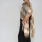 Taupe & Soft Pink | Hand-Woven Extra Large Cashmere Wrap | Limited Edition