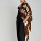 Premium Earth Brown Forest Green Hand Woven Cashmere Wrap - Limited Edition Luxury