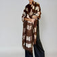 Earth Brown Forest Green | Hand Woven Cashmere Wrap| Limited Edition