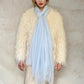 Premium Blue Haze Cashmere Wrap - Luxury Lightweight Designer Shawl
