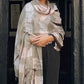 Premium Taupe & Soft Pink Hand-Woven Cashmere Wrap - Limited Edition Luxury