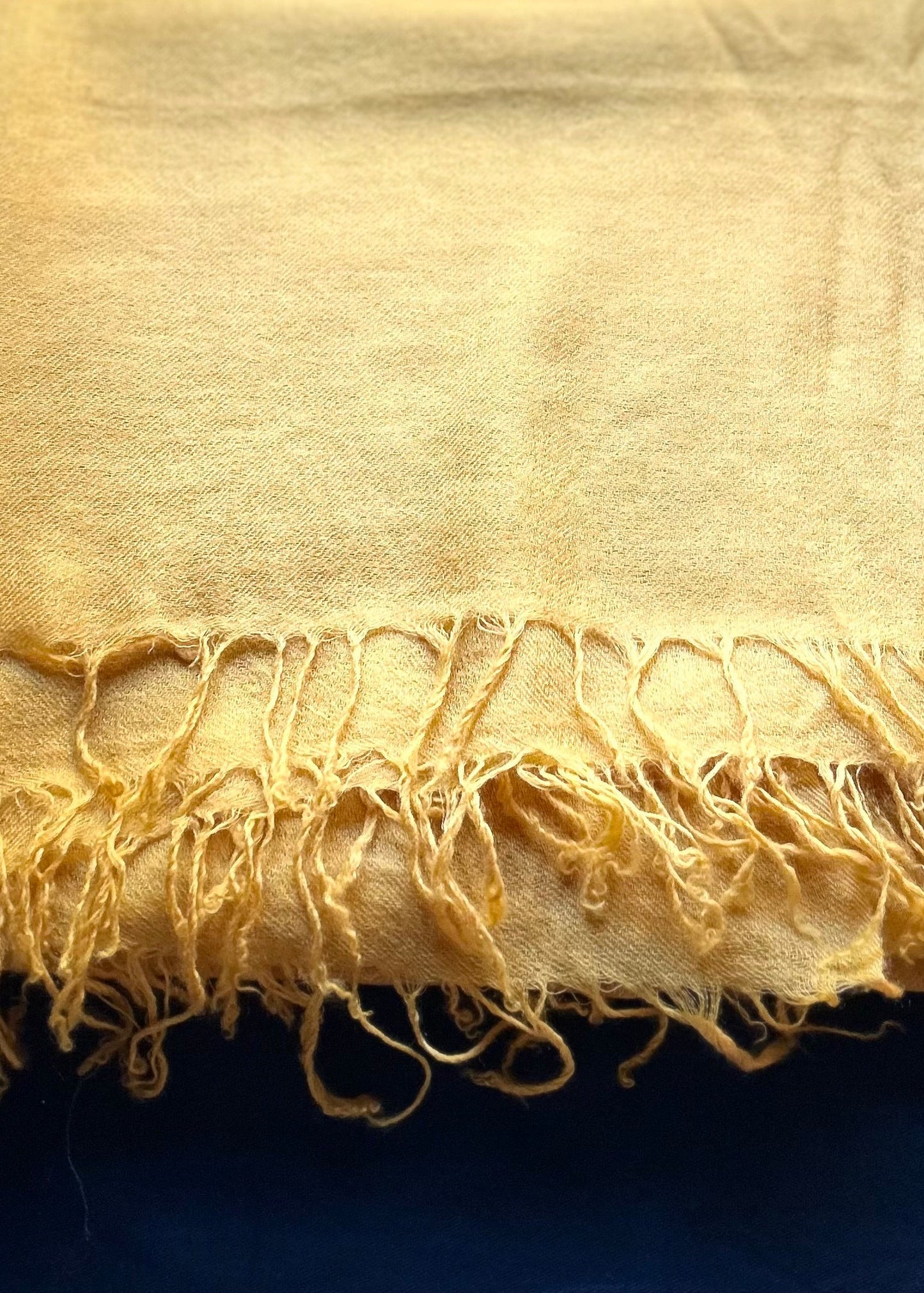 Saffron Handloom Cashmere Wrap - Luxury Scarf | Cashmere Luxe