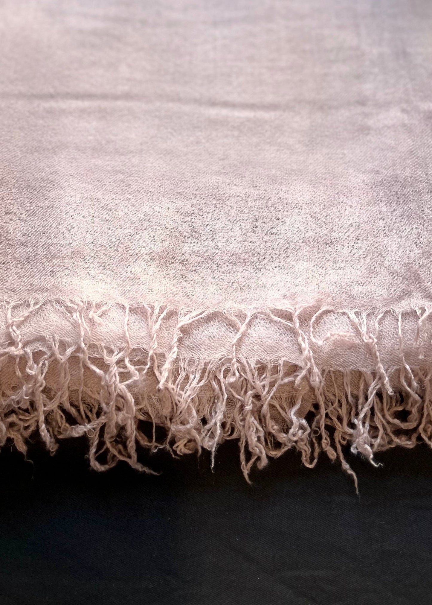 Lavender Grey Cashmere Wrap | 100% Handwoven Luxury Shawl