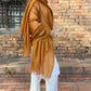 Burnt Bronze Handloom Cashmere Wrap - Luxury Scarf | Cashmere Luxe
