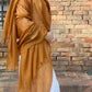 Burnt Bronze Cashmere Wrap – Handloom Himalayan Luxury Scarf