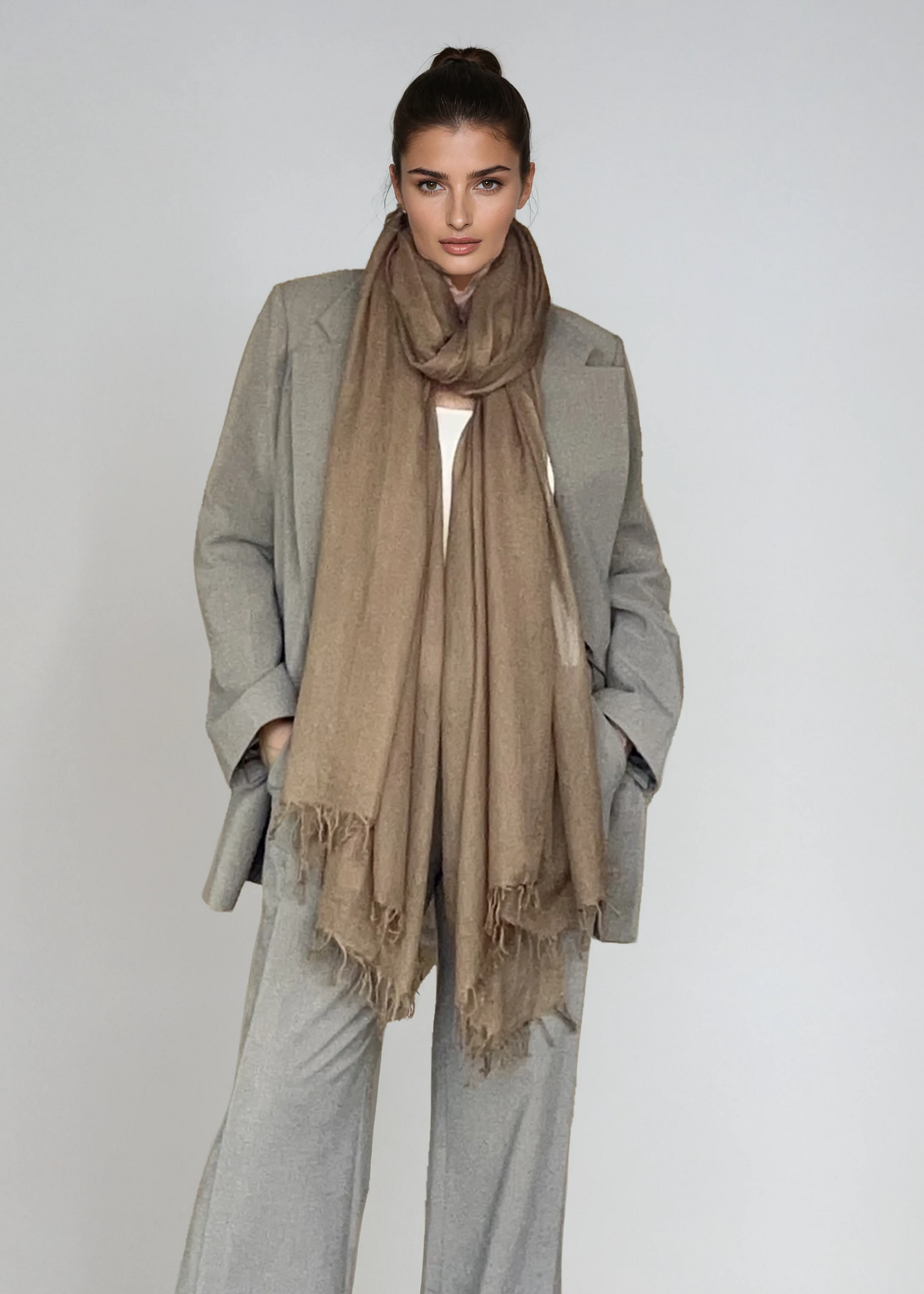Biscotti Cashmere Wrap | 100% Handwoven Luxury Shawl