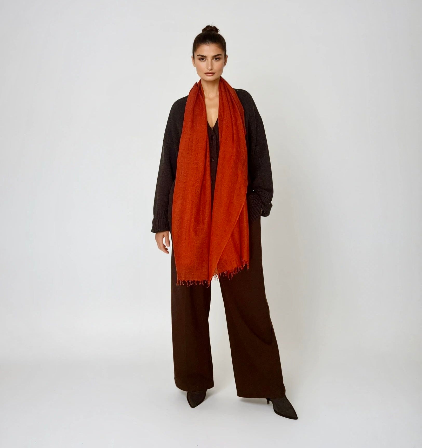Copper Cashmere Scarf
