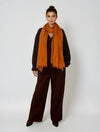 Amber Glow Cashmere Scarf