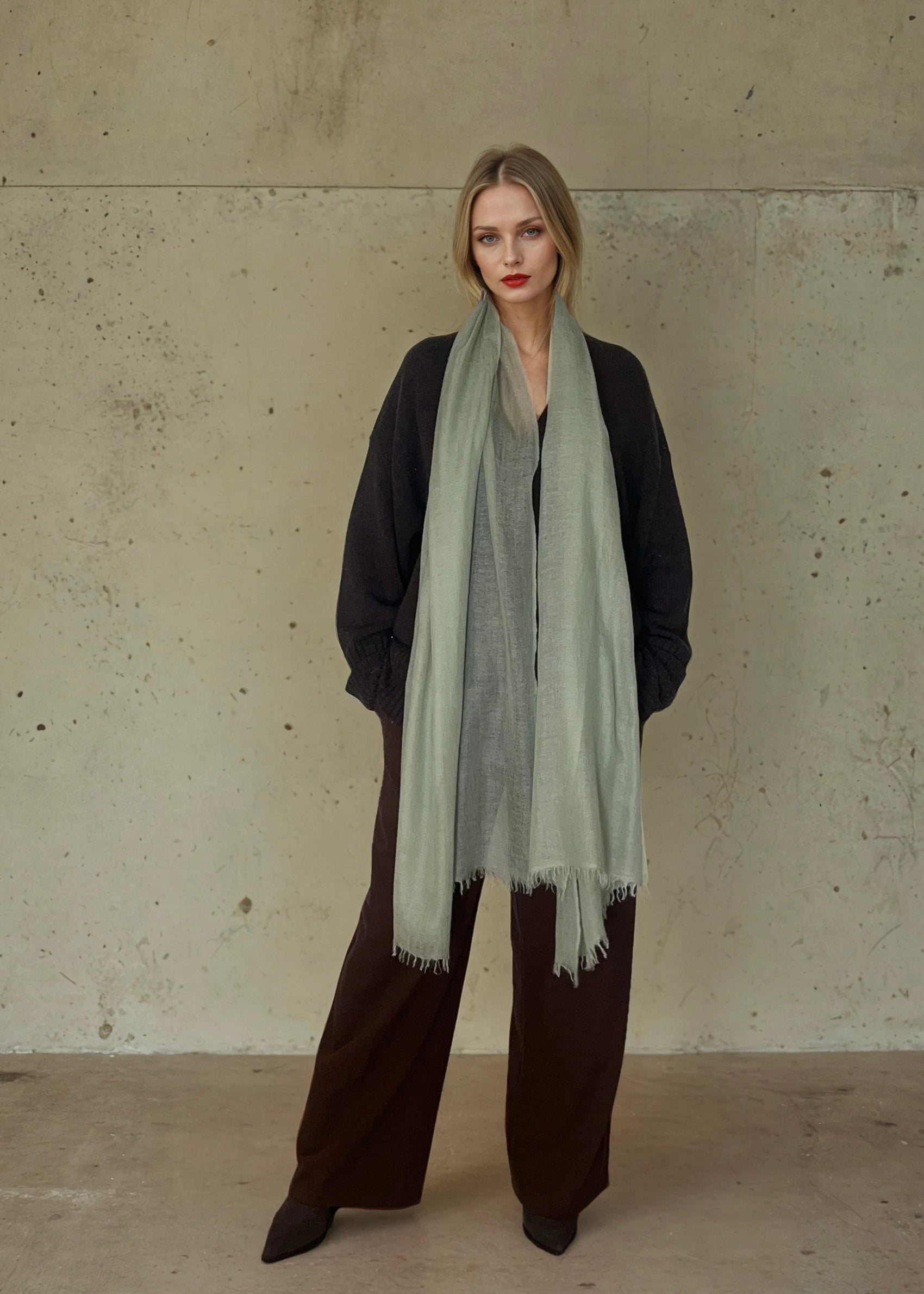 Matcha Cashmere Scarf