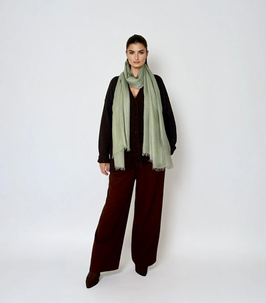 Matcha Cashmere Scarf