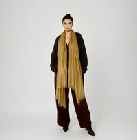 Golden Mustard Cashmere Scarf