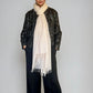 Premium Soft Pink Pure Cashmere Wrap - Handwoven Himalayan Luxury Scarf