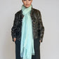 REINES KASCHMIR-OPALBLAUES WRAP