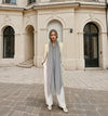 PURE CASHMERE LIGHT GREY WRAP