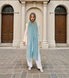 PURE CASHMERE OPAL BLUE WRAP