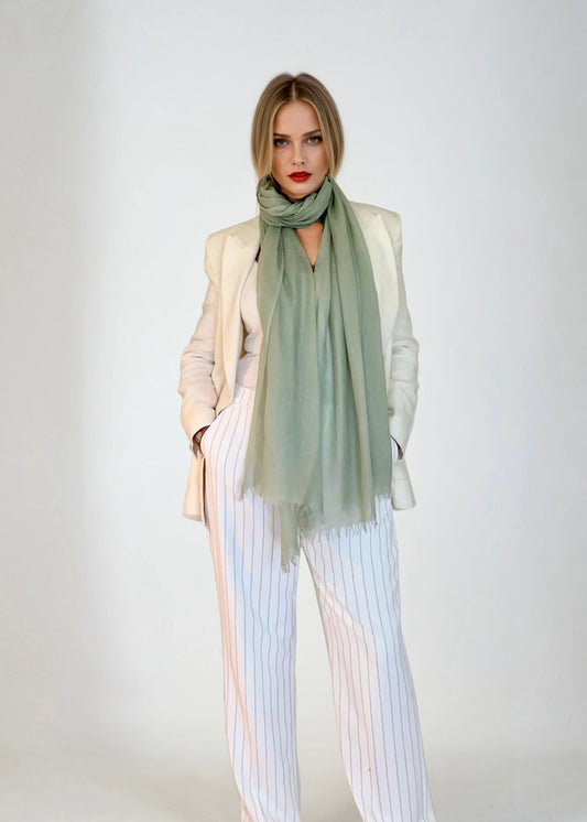 Matcha Cashmere Scarf