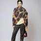 Brown Leopard Travel Wrap
