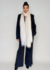 Premium Soft Pink Cashmere Wrap – Handwoven Himalayan Luxury Scarf