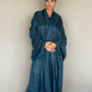 Midnight Teal Cashmere Wrap | 100% Handwoven Luxury Shawl