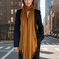 Burnt Bronze | Handloom Luxury Scarf Wrap