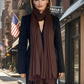 Earth Brown | Handloom Luxury Scarf Shawl