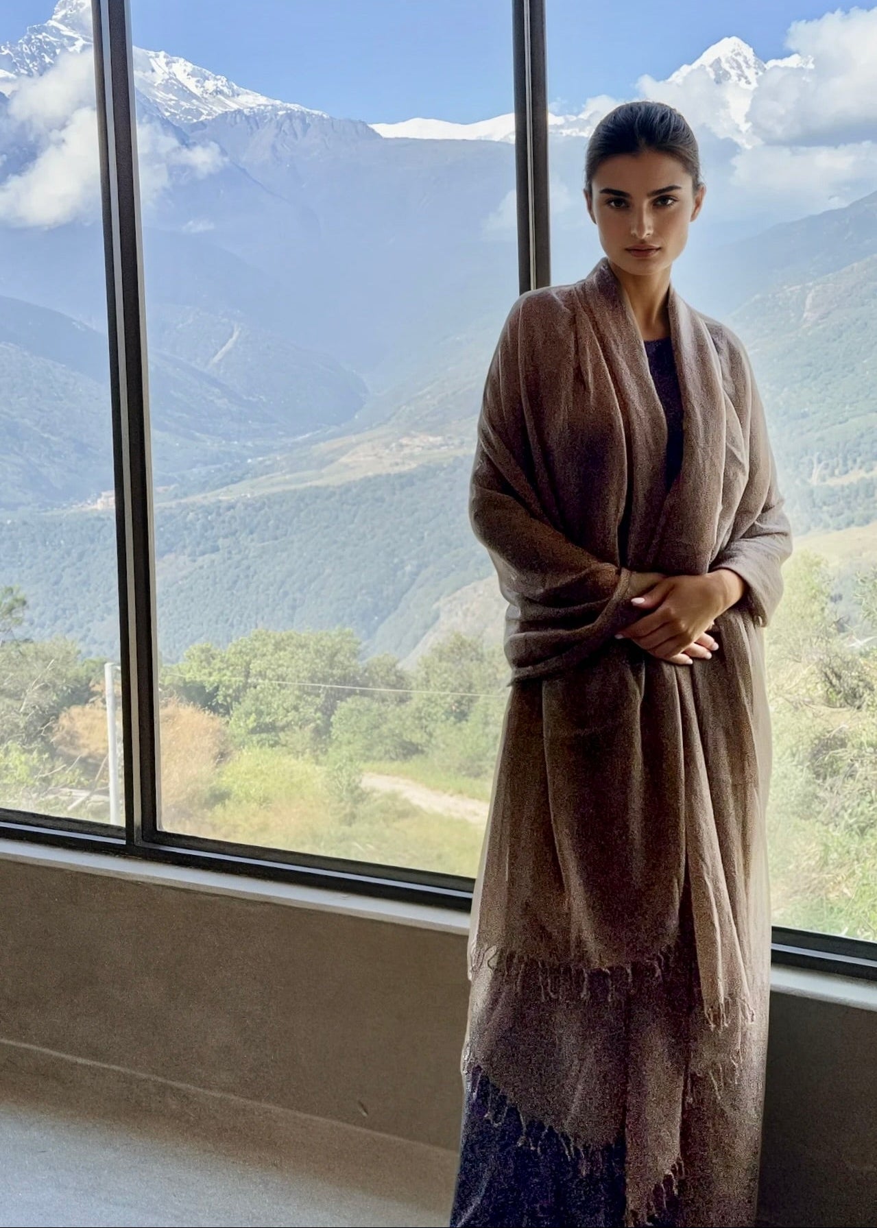 Biscotti Cashmere Wrap | 100% Handwoven Luxury Shawl