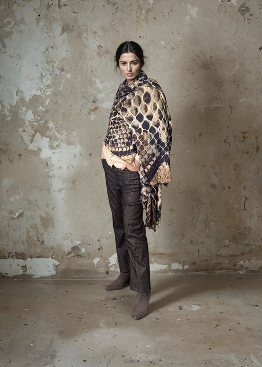 Snake Print Travel Wrap