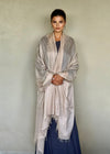 Premium Natural Cashmere Wrap - Handwoven Himalayan Luxury Scarf