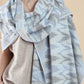 IKAT WRAP  BLUE GREY