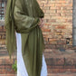 Olive Green Handwoven Cashmere Wrap | 100% Pure Himalayan Cashmere
