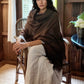 Earth Brown Handwoven Cashmere Wrap