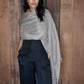 Taupe Cashmere Wrap – Handwoven Himalayan Luxury Shawl