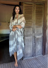 Premium Taupe & Soft Pink Cashmere Wrap – Handwoven Himalayan Limited Edition