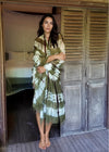 Forest Green, Brown & White Cashmere Wrap – Handloom Himalayan Limited Edition