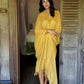 Saffron Cashmere Wrap – Handloom Himalayan Luxury Scarf