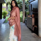 Burnt Sienna Cashmere Wrap | 100% Handwoven Luxury Shawl