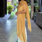 Saffron Cashmere Wrap – Handloom Himalayan Luxury Scarf