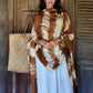 Premium Bronze Brown Cashmere Wrap – Handwoven Himalayan Limited Edition