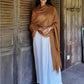 Burnt Bronze Cashmere Wrap – Handloom Himalayan Luxury Scarf