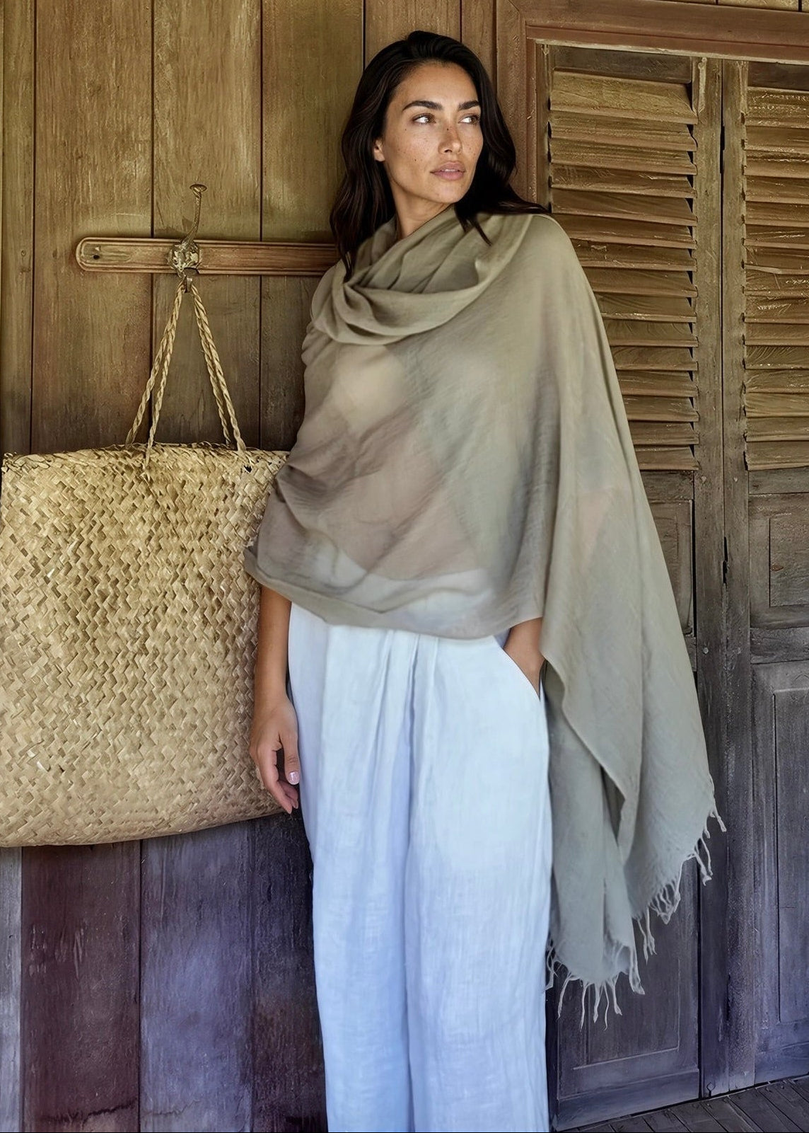 Biscotti Cashmere Wrap – Handwoven Himalayan Luxury Shawl