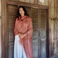 Burnt Sienna Cashmere Wrap | 100% Handwoven Luxury Shawl