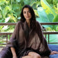 Earth Brown Handwoven Cashmere Wrap