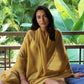 Saffron Cashmere Wrap – Handloom Himalayan Luxury Scarf