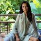 Premium Celadon Pure Cashmere Wrap - Handwoven Himalayan Luxury Scarf
