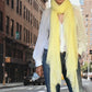 Premium Marigold Mist Cashmere Wrap - Luxury Lightweight Designer Shawl
