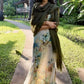 Olive Green Handwoven Cashmere Wrap | 100% Pure Himalayan Cashmere