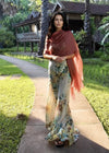 Burnt Sienna Cashmere Wrap | 100% Handwoven Luxury Shawl